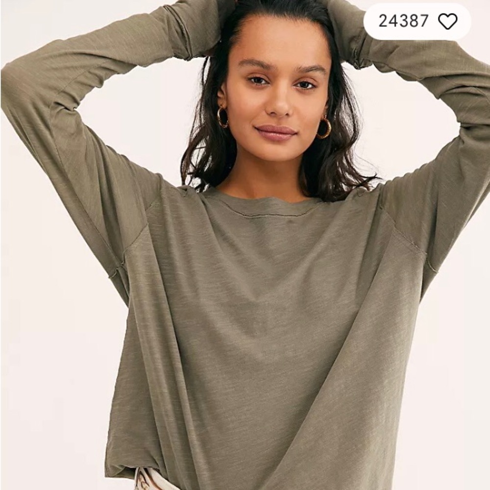 Free People Arden Tee Size XL